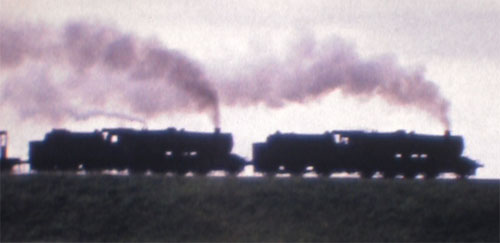 LMS 8F doubleheading at Ribblehead